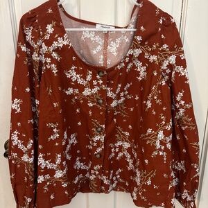 Madewell corduroy top
